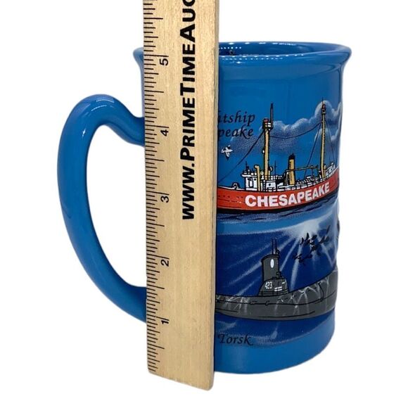 Historic Ships in Baltimore Large Tankard Ceramic Mug - Picture 8 of 8